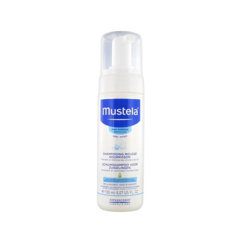Mustela Shampooing Mousse Nourissant 150ml Bebe Maman Amal Medical