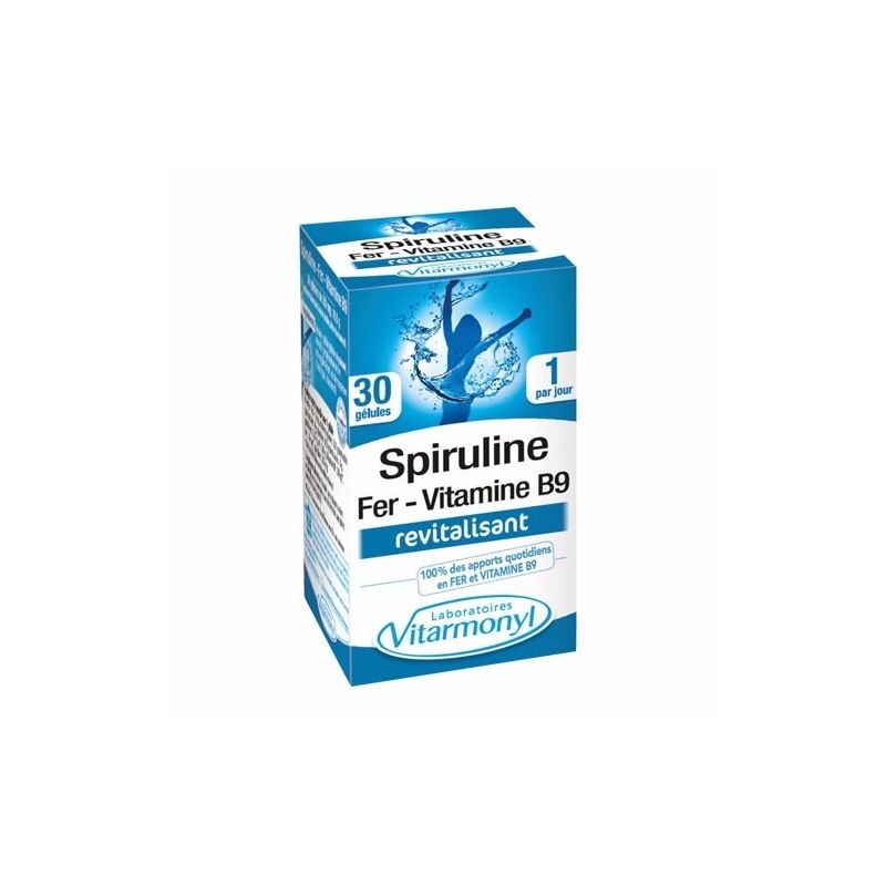 Vitarmonyl Spiruline - Fer - Vitamine B9 - COMPLÉMENT ...