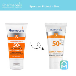 Pack Ecran solaire invisible - Pharmaceris S Spectrum Protect - spf 50+ - 50ml
