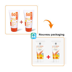 Pack crème solaire invisible spf50+ - Bioskin - 50ml