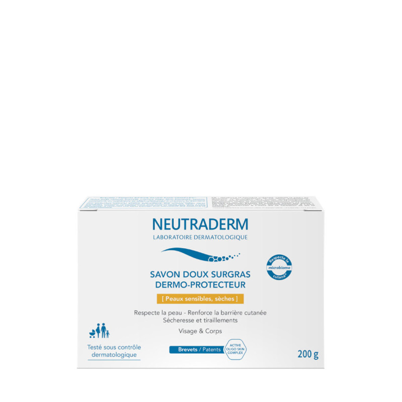 Neutraderm - Savon doux surgras dermo-protecteur - 200gr