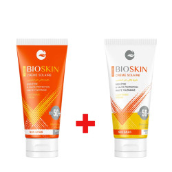 Pack Bioskin - crème solaire invisible et teinté spf50+ - 50ml