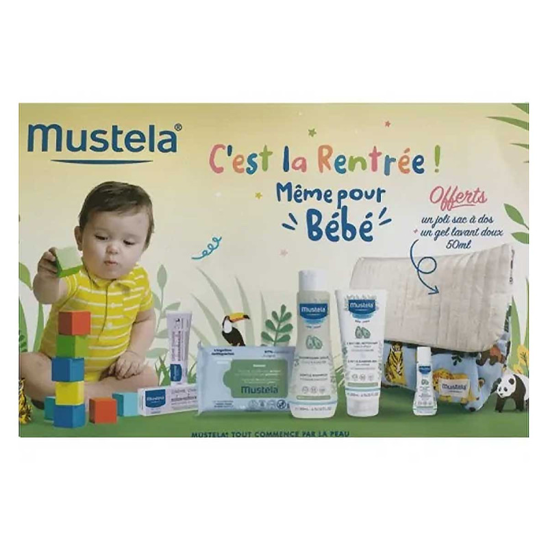 Coffret bébé - Mustela - sac à dos pour bébé