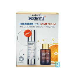 Coffret Sesderma - sérum C-Vit Liposomal 30ml + crème hydraratante à l'acide hyaluronique Hidraderm Hyal 50ml (offerte)