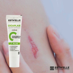 Crème cicatrisante antiseptique - Esth'Elle Cicaplaie Plus - 20gr