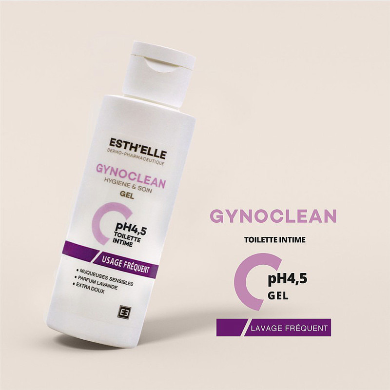 Esth'Elle Gynoclean - Gel de toilette intime - usage fréquent - 120ml