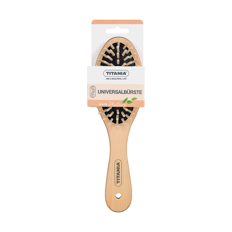 brosse à cheveux en bois