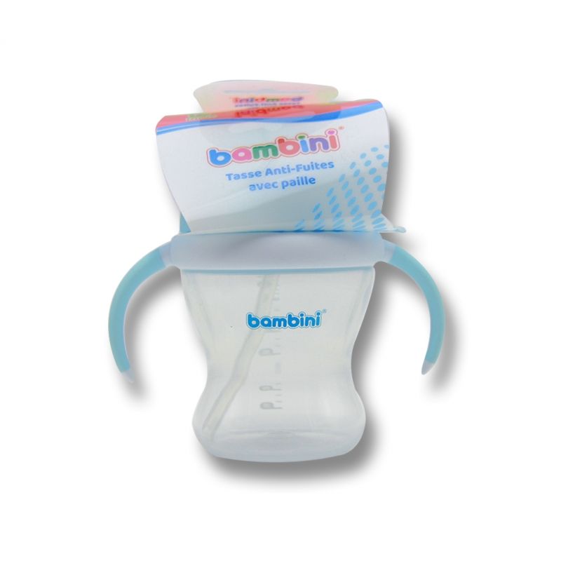 Bambini Tasse Anti Fuites Avec Paille 12 Mois Bambini Tasse Anti Fuites Avec Paille 12 Mois