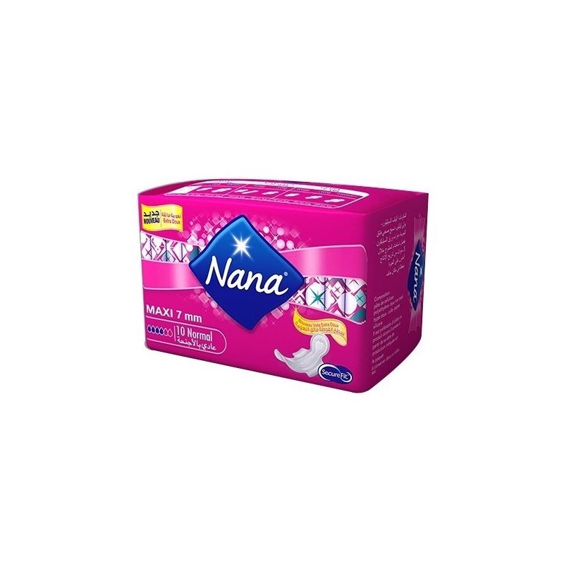 Serviette hygiénique - Nana Maxi 7mm Normal - 10 pièces