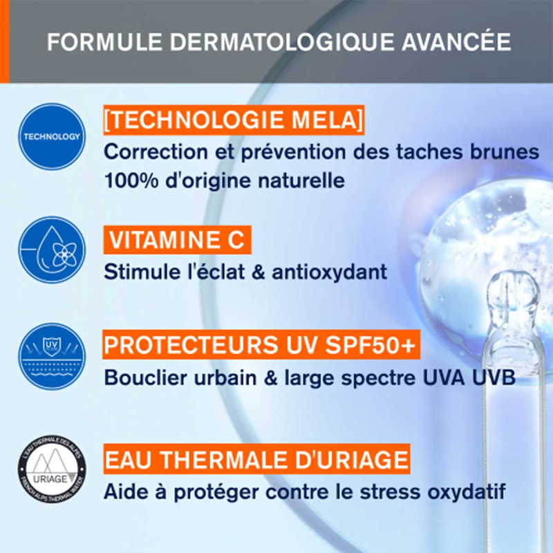 Son action correctrice atténue les défauts de pigmentation.