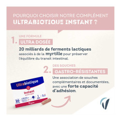 Vitavea - Ultrabiotique Instant - 10 gélules Vitavea - Ultrabiotique Instant - 10 gélules