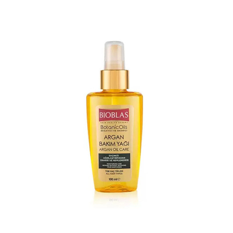 BIOBLAS - Botanic Oils Huile de soin capillaire réparatrice à l'argan- 100 mL