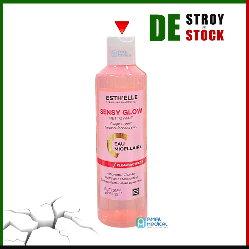 Esth'Elle Sensy Glow - Eau micellaire nettoyante - 250ml