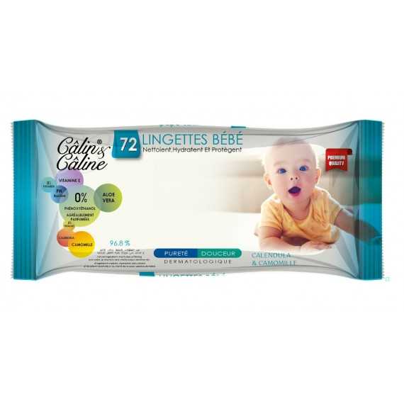 Calin Caline Paquet 72 Lingettes Bebe