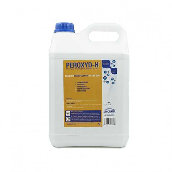 Solution désinfectante - hydrogène 1% - Peroxyde H - bidon 5L