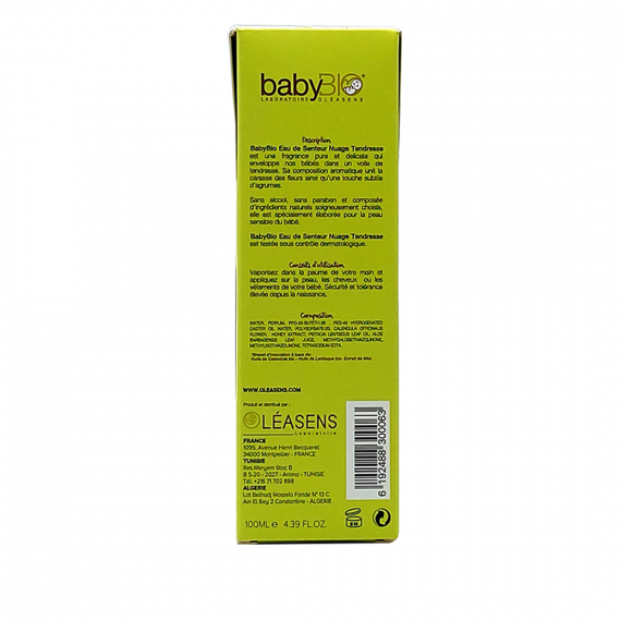 Eau de senteur pour bébé - Oleasens Baby Bio - 100ml