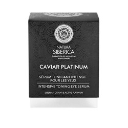 Sérum tonifiant intensif pour les yeux – Natura Siberica Caviar Platinum – 30ml