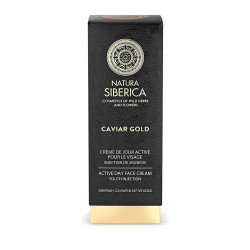 Crème de jour active pour le visage - Natura Siberica Caviar Gold - 30ml