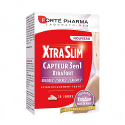 Capteur 3en1 - graisses - sucres - calories - Forté Pharma Xtra Slim - 60 gélules
