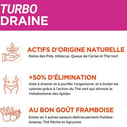 Pack draineur minceur - Forté Pharma Turbo Draine - framboise
