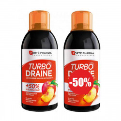 Pack draineur minceur - Forté Pharma Turbo Draine - thé-pêche