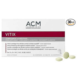 Complément alimentaire anti-stress oxydatif - ACM Vitix - 30 comprimés