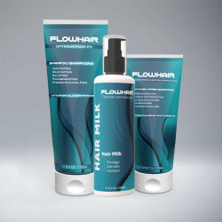Pack cheveux - Flowhair - Shampoing - 2en1 conditioner & mask - Lotion