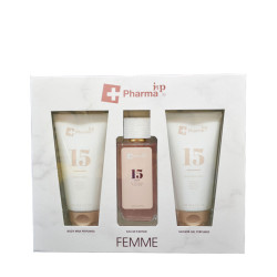 Coffret iap Pharma N15 Femme - eau de parfum - Gel douche - lait de corps