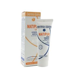 Crème hydratante matifiante - aux protéine de blé - Peaux mixtes à grasses - Dermagor Matipur - 40ml