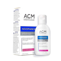 Shampoing anti-pelliculaire - apaisant démangeaisons & rougeurs - ACM Novophane.K - 125ml