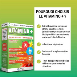 Complément alimentaire - immunité - fatigue - Vitamino + - B/30