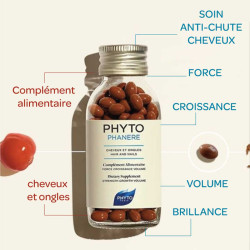 Pack Phyto anti-chute - shampoing traitant densifiant 250ml + complément alimentaire fortifiant cheveux et ongles