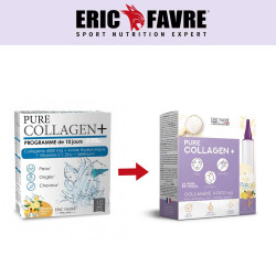Pure collagène plus - Eric Favre - 10 flacons de 15ml - Cure 10 jours