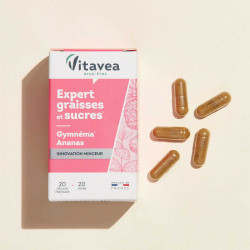 Capteur de graisses - Vitavea Expert Graisses et Sucres - 20 gélules