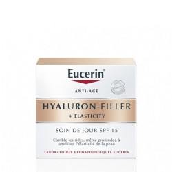Soin de jour anti-rides - Eucerin Hyaluron-Filler + elasticity - Spf 15 - 50ml