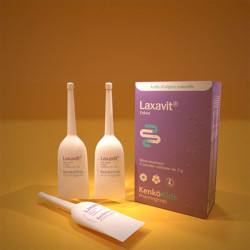 Micro-lavement anti-constipation - Enfants - Kenko Laxavit - 6 canules unidoses de 3g
