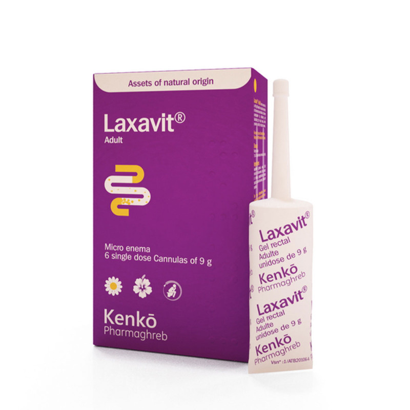 Micro-lavement anti-constipation - adultes - Kenko Laxavit - 6