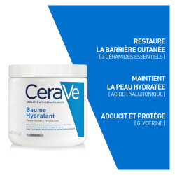 Baume hydratant - peaux sèches - Cerave - 454g