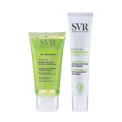 Pack duo SVR Sebiaclear Active gel + Gel Moussant (offert)