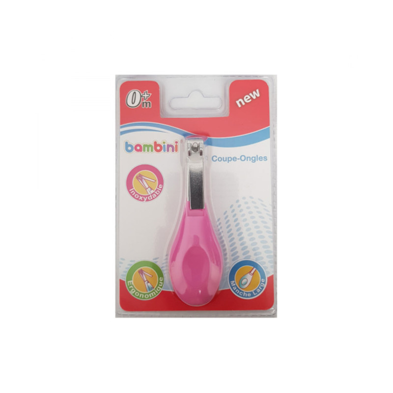 Coupe ongles rose  - Bambini
