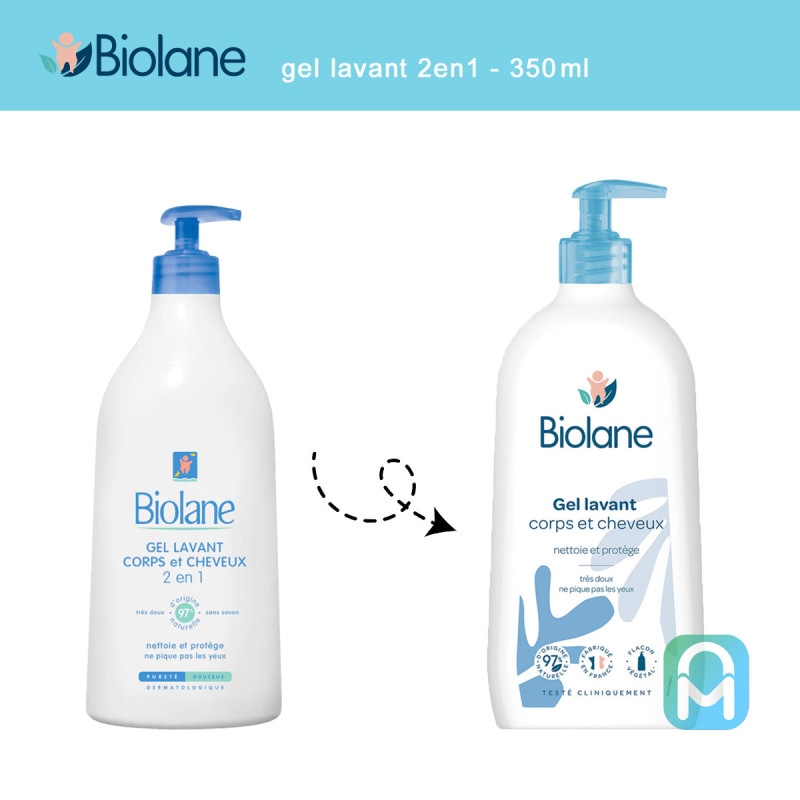 Gel corps & cheveux 2 en 1 - Biolane – BIOLANE