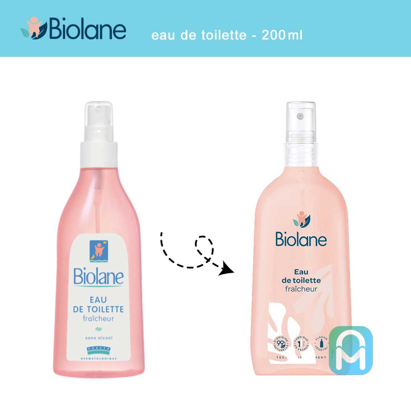 Biolane - Eau de toilette fraîcheur - spray 200 ml - Parfumer bébé