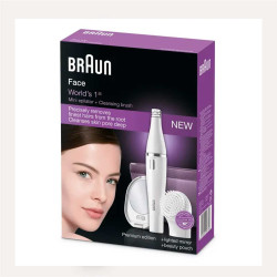 Epilateur électrique visage - Braun Silk-épil 830 + 3 accessoires